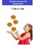 Luxury Moon Ball (Yükseğe Zıplayan Top) - 7 cm - Süper Eğlenceli Uzay Topu - Space Ball - Bouncy Ball 1 Adet 2