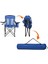 Katlanır Kamp Piknik Sandalyesi - Madfox Beacon - Bardaklıklı - Mavi - 547286 - Taşıma Çantalı 4