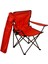 Kamp Sandalyesi - Kırmızı 4'Lü 2