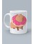 Capybara Donut Tasarım Baskılı Beyaz Klasik Kupa Bardak 1
