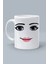 roblox Face Woman Tasarım Baskılı Beyaz Klasik Kupa Bardak 1