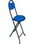 Mavi Metal Katlanır Sandalye 1
