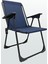 1 Adet Lacivert Katlanır Plastik Kollu Lüks Kamp Sandalyesi 1