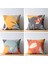 4'lü Bohem Soft Yaprak Desenli Kırlent Kılıfı,dijital Baskı 43 x 43 1