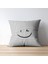 4'lü Emoji Desenli Kırlent Kılıfı Seti - Siyah Beyaz Dijital Baskı, Eğlenceli Modern Tasarım 43 x 43 4