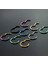 Cerrahi Çelik, 6 mm Çap, 3 Adet Rainbow Kaplama Septum Kilitili Halka Piercing Küpe Set, Kaş, Dudak, Burun, Kulak Kullanımına Uygundur 3