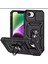 IPhone 16E Için Slayt Itme Pencere Kamera Lens Koruma Telefon Kılıfı Fundas Coque Manyetik Metal Halka Tutucu Zırh Arka Kapak 3