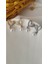 Zirkon Incili Küçük Kalp Metal Gold Küpe 3
