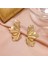 Küçük Kanatlı Metal Gold Küpe 2