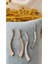 Zirkon Taşlı Sarkıt Metal Gold Küpe 3
