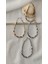 Kıvrımlı Oval Büyük Halka Metal Gold Küpe 3