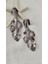 Yaprak Geniş Büyük Metal Silver Küpe 1