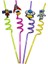 4 Parça Figürlü Pipet Plastik (4767) - TGR5834-7211 1