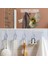 5&apos;li Güçlü Yapışkanlı Şeffaf Duvar Askısı Banyo Mutfak Düzenleyici Pr - TGR9527-8002 3
