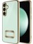 Samsung Galaxy A56 Kılıf Omega Silikon Kamera Korumalı Gold + Ekran Koruyucu 2