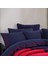 Line Tek Kişilik Çeyiz Seti - Lacivert Kırmızı 3