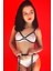 Mulvxbrf BRF02 Siyah Deri Jartiyer Sütyen Takım Harness 1069 (Mulvix) 3