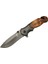 X50 Kahverengi Kurtarma / Kamp Çakısı 205cm- Yarı Otomatik Kemerlikli Ahşap Sap - Mct5720-8943 1