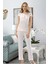 Pudra Penye Pijama Takımı - MCT6018-4657 2