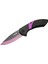 4211 Mor Kamp Çakı 20cm- Yarı Otomatik Kemerlikli Oluklu - Mct6607-5806 1