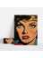 Dekoratif Çerçevesiz Poster Pop Art Taçlı Kadın Çerçevesiz Tablo 3