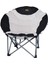 Katlanır Kamp Piknik Sandalyesi - Madfox Moonchair Deluxe - Siyah/Gri - 547212 - Taşıma Çantalı 2