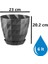 So-Krt5 Dekoratif Kristal Saksı Takımı 6 Litre No 5 2