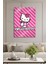 Metal Baskı - Hello Kitty, Pembe Temalı, Parlak Poster 3