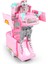 Sevimli Pembe Dönüşebilen Okul Otobüsü Trasformace Robot Pilli Işıklı Müzikli Araba 2