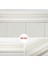 Beyaz 8cm x 225CM 4 Adet Yapışkanlı Çıta Çerçeve Esnek Süpürgelik 1