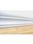 Beyaz 8cm x 225CM 4 Adet Yapışkanlı Çıta Çerçeve Esnek Süpürgelik 3