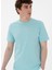 Bisiklet Yaka Mavi Erkek T-Shirt Gaston 3