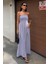 Göğsü Gipeli Straplez Elbise 2878 1
