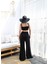 Keten Gi̇peli̇ Crop ve Pantolon Iki̇li̇ Takim 2