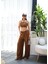 Keten Gi̇peli̇ Crop ve Pantolon Iki̇li̇ Takim 1