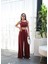 Keten Gi̇peli̇ Crop ve Pantolon Iki̇li̇ Takim 1