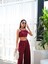 Keten Gi̇peli̇ Crop ve Pantolon Iki̇li̇ Takim 3