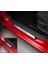 Dacia Sandero Krom Kapı Eşik Koruması 2012-2020 Arası 4 Parça 1