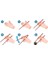 10 Çift Desenli Bambu Chopstick Yıkanabilir Çin Çubuk Suşi Ramen Noodle Yemek Çubukları 5