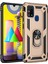 Samsung Galaxy M31 Kılıf Yüzüklü Stand Olabilen Magnetic Tpu Tank Kapak 1