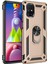 Samsung Galaxy M51 Kılıf Yüzüklü Stand Olabilen Magnetic Tpu Tank Kapak 1