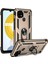 Realme C21 Kılıf Yüzüklü Stand Olabilen Magnetic Tpu Tank Kapak 1