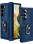Samsung Galaxy Z Fold 6 Kılıf Yüzüklü Stand Olabilen Magnetic Tpu Tank Kapak 1