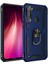 Xiaomi Redmi Note 8 Kılıf Yüzüklü Stand Olabilen Magnetic Tpu Tank Kapak 1