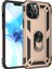 Apple iPhone 12 Pro Kılıf Yüzüklü Stand Olabilen Magnetic Tpu Tank Kapak 1