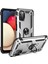 Samsung Galaxy A03S Kılıf Yüzüklü Stand Olabilen Magnetic Tpu Tank Kapak 1