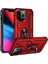 Apple iPhone 13 Pro Max Kılıf Yüzüklü Stand Olabilen Magnetic Tpu Tank Kapak 1