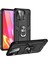 Xiaomi Redmi 10C Kılıf Yüzüklü Stand Olabilen Magnetic Tpu Tank Kapak 1