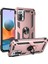 Xiaomi Redmi Note 10 Pro Kılıf Yüzüklü Stand Olabilen Magnetic Tpu Tank Kapak 1