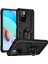 Xiaomi Redmi 10 Kılıf Yüzüklü Stand Olabilen Magnetic Tpu Tank Kapak 1